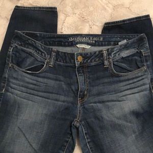 American Eagle Dark Wash Jegging 14-long